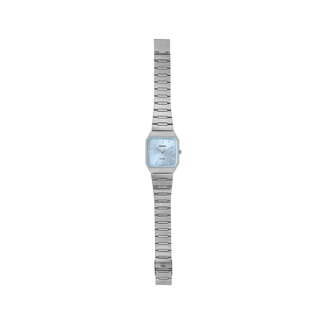 Casio Enticer Sky Blue Square Mens Watch A2467 - MTP-B185D-2A2V