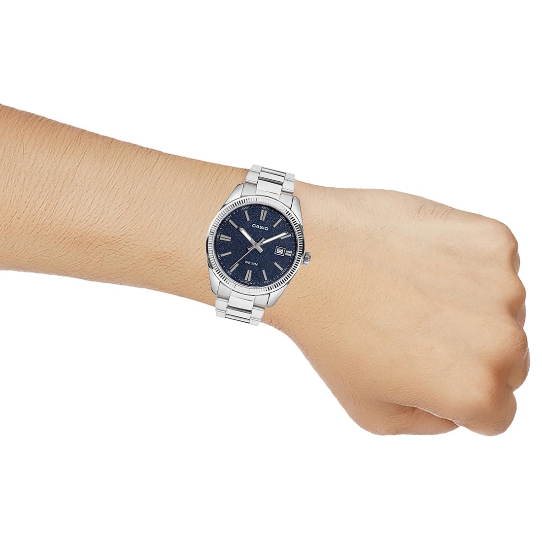 Casio Enticer Men MTP-1302DA-2A1VDF Analog Navy Dial Men (A2485)
