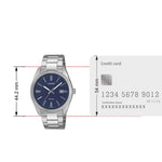 Casio Enticer Men MTP-1302DA-2A1VDF Analog Navy Dial Men (A2485)