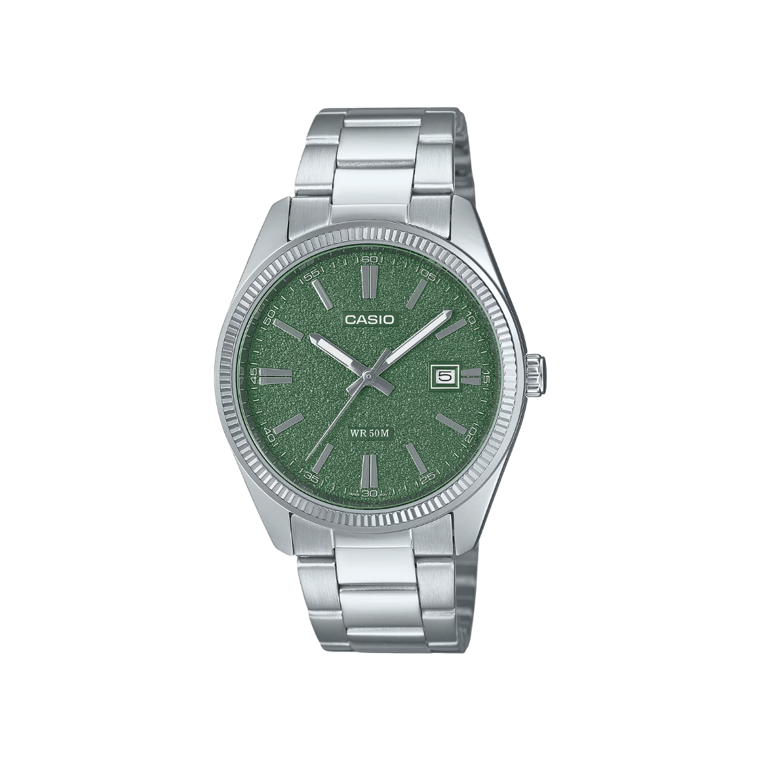 Casio Enticer Green Dial Mens Watch A2487 - MTP-1302DA-3AV