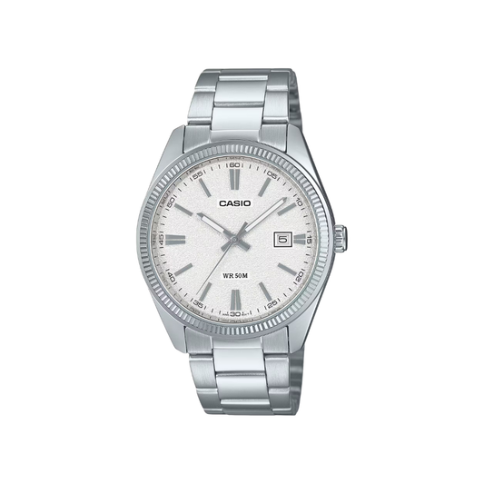 Casio Enticer White Dial Mens Watch A2488 - MTP-1302DA-7AV