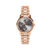 Casio Enticer Grey Dial RoseGold Stainless Steel Womens Watch A2497 - LTP-SN6KR-8A