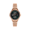 Casio Enticer Multifunction Green Dial Rosegold Womens A2498 - LTP-SN7YR-3A