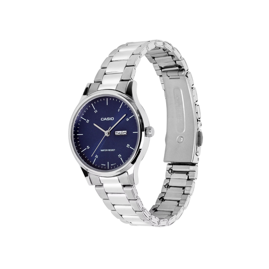 Casio Enticer Blue Dial Day/Date Womens Watch A2502 - LTP-SN8YD-2B