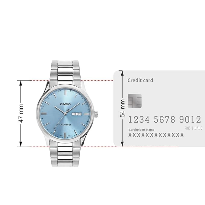 Casio Enticer Ice Blue Men's Watch A2515 MTP-SN8YD-2B2