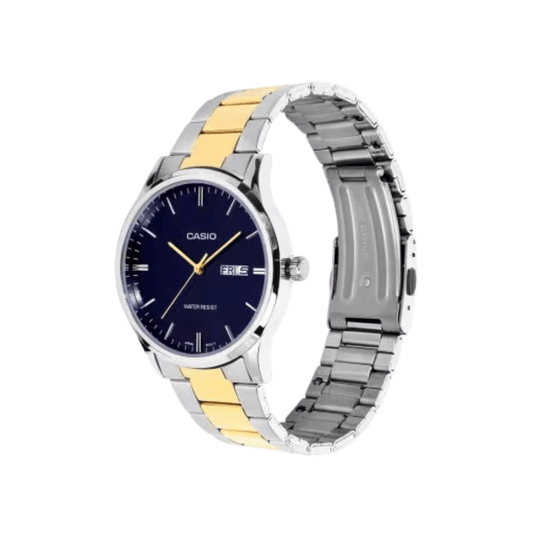 Casio Enticer Steel Golden Mens Watch A2517 - MTP-SN8YSG-2B