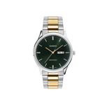 Casio Enticer Green Dial Mens Watch A2518 - MTP-SN8YSG-3B