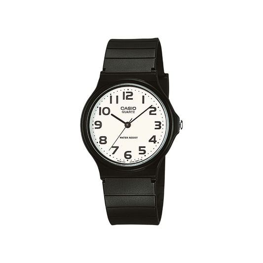 Casio Youth White Dial Full Figure Unisex Watch 2530 - MQ-24-7B2L