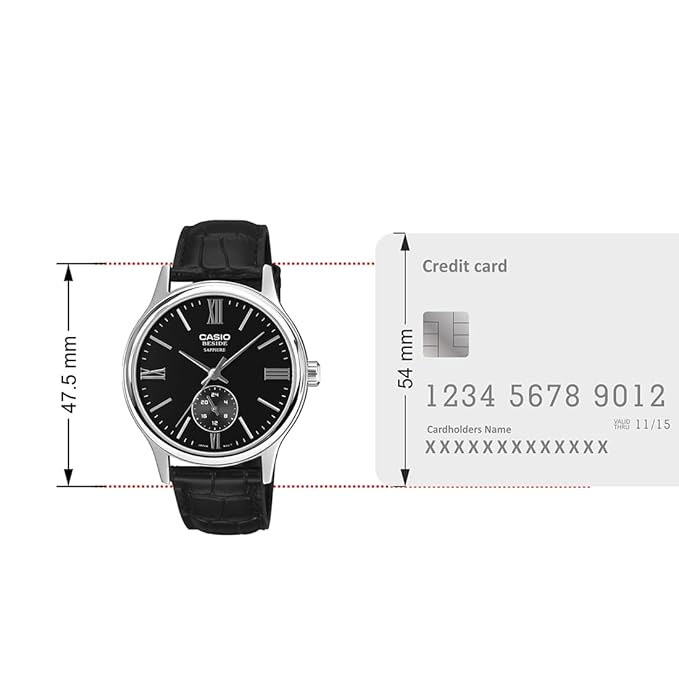 Casio Enticer Black Men's Watch A2538 BMS-100L-1AVDF