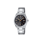 Casio Enticer Black Dial Silver Stainless Steel Womens Watch A474 - LTP-1302D-1A2V