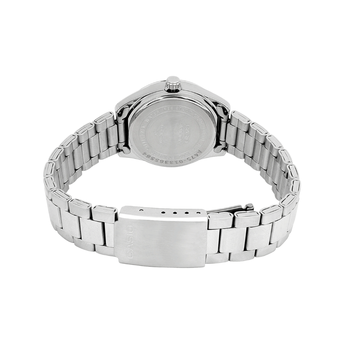 Casio Enticer White Dial Stainless Steel Womens Watch A475 - LTP-1302D-7A2VDF
