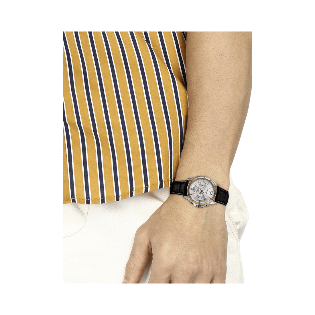 Casio Enticer Multifunction Brown Leather Strap Mens Watch A835 - MTP-1374L-7AVDF