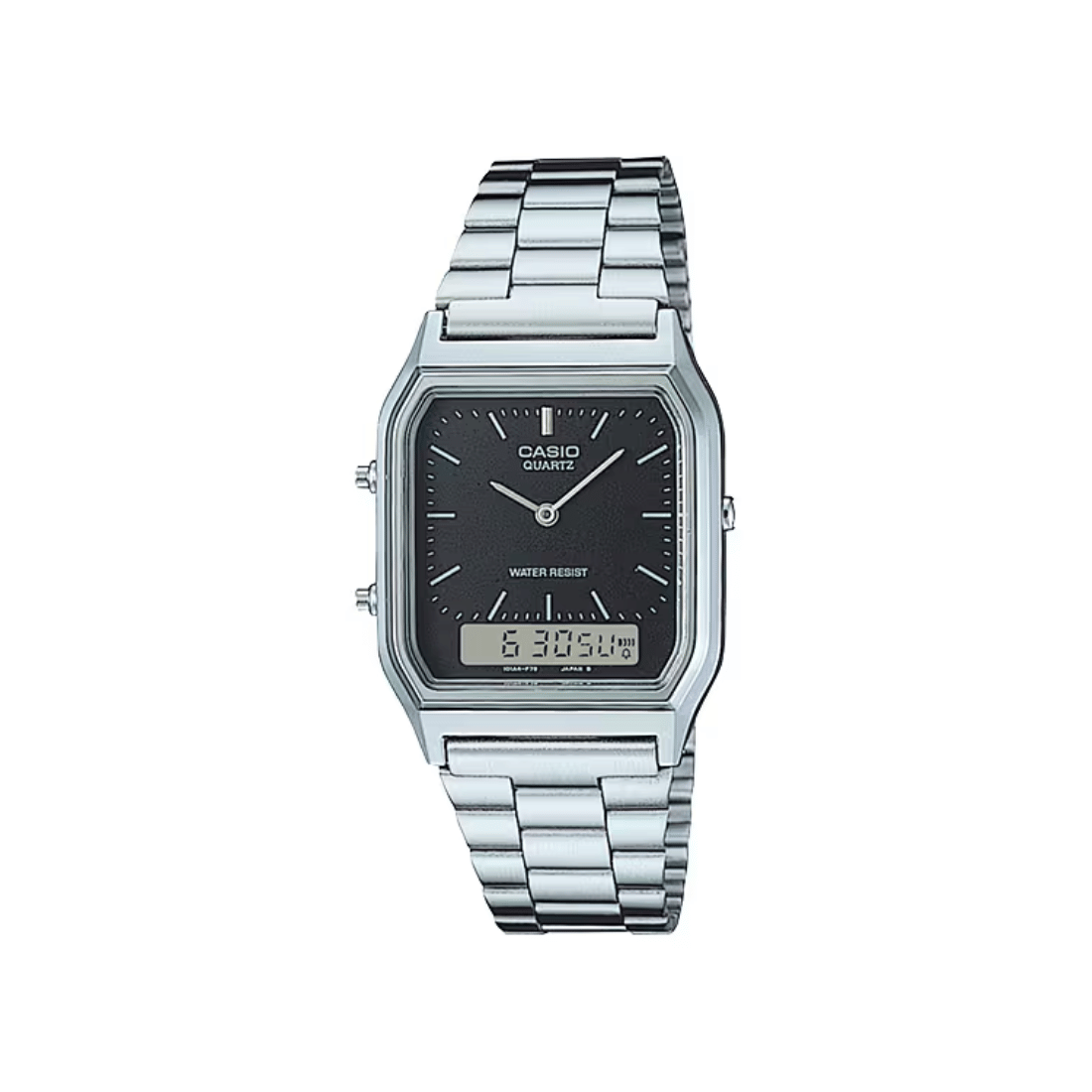 Casio Vintage Black Dial Unisex Watch AD01 - AQ-230A-1DMQ