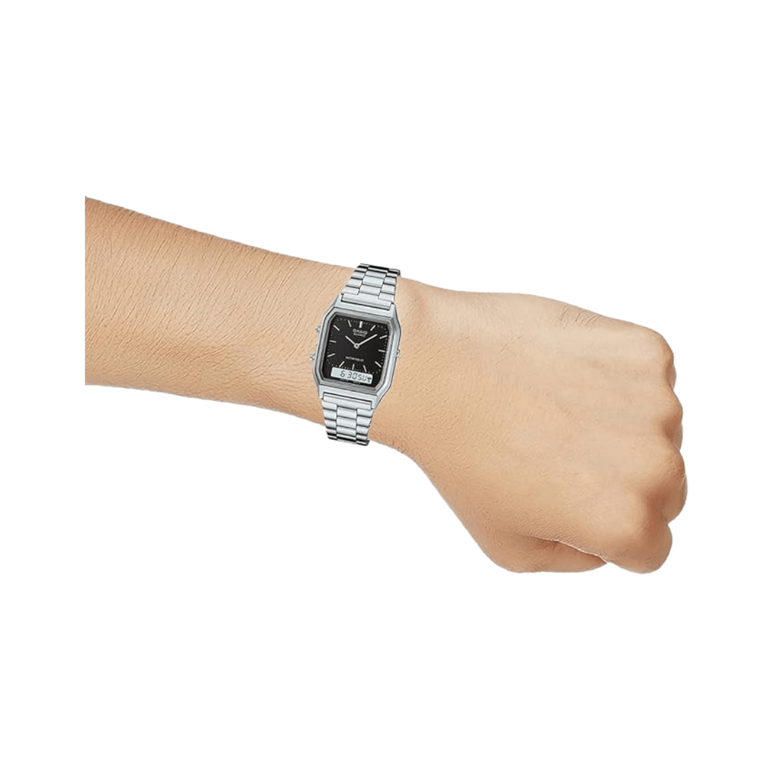Casio Vintage Black Dial Unisex Watch AD01 - AQ-230A-1DMQ