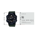 Casio Youth Green Strap Mens Watch AD223 - AEQ-110W-3AV