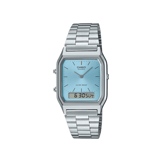 Casio Vintage Silver Unisex Watch AD270 AQ-230A-2A1MQY