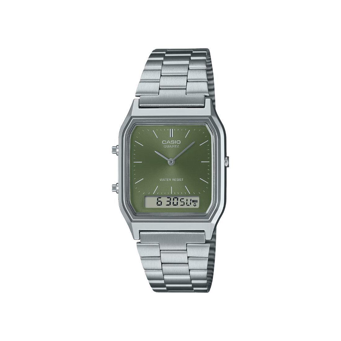 Casio Vintage Green Dial Unisex Watch AD278 - AQ-230A-3AMQY