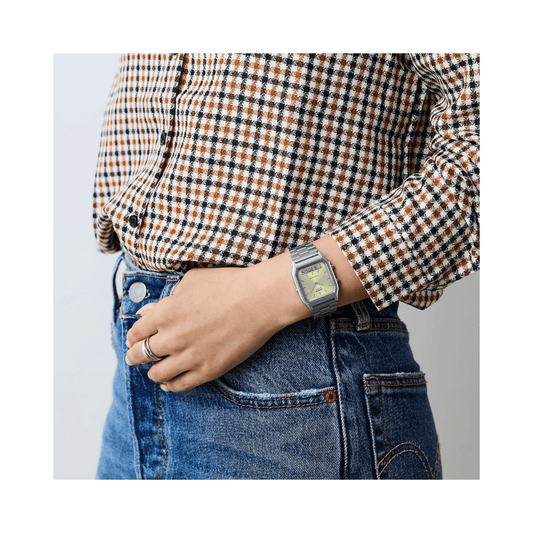 Casio Vintage Analog Digital Green Dial Unisex Watch AD280 - AQ-230A-9AMQY