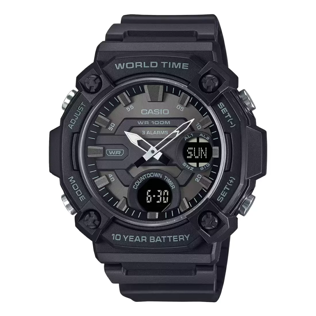 Casio Youth Series Watch for Mens AD285 - AEQ-120W-1BVDF