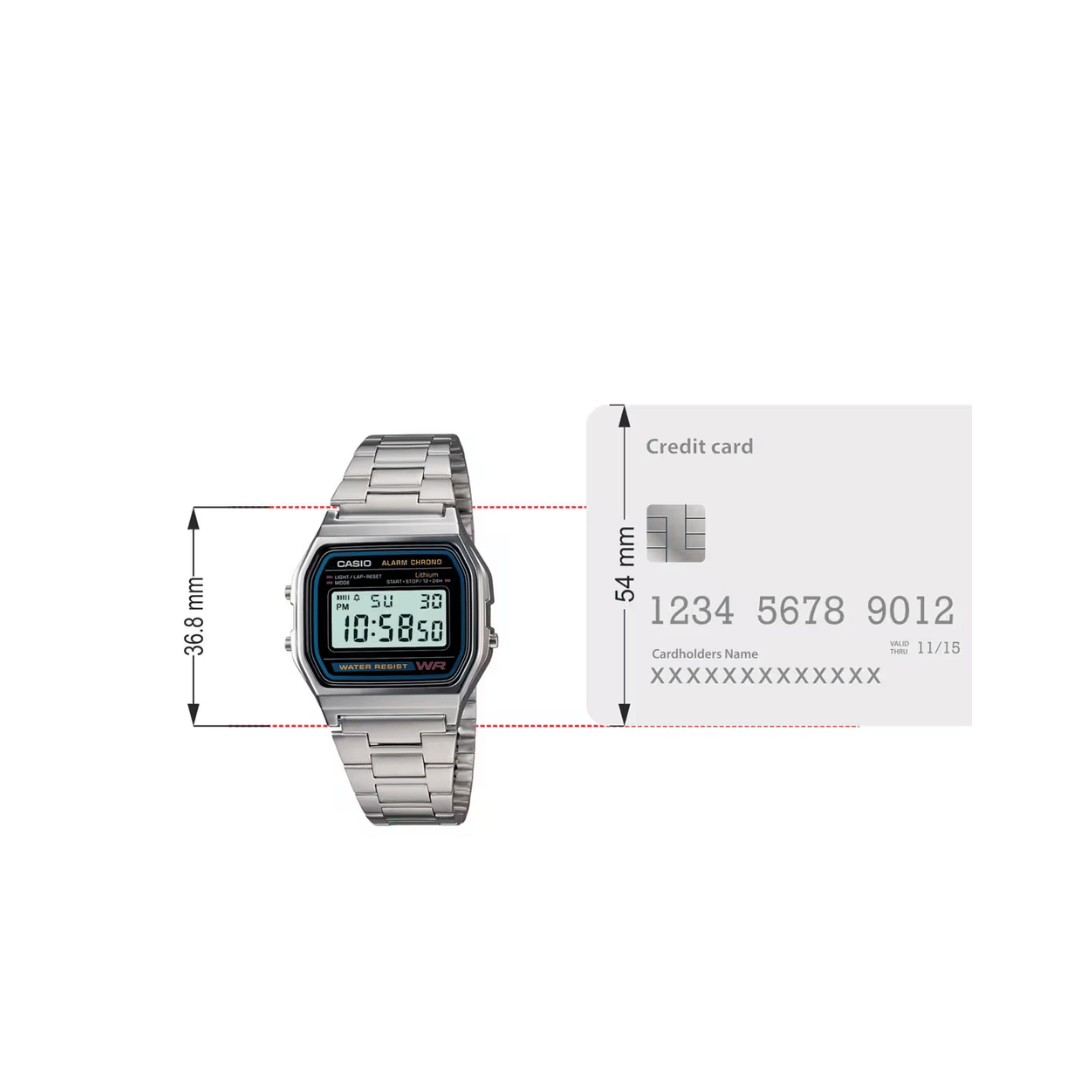 Casio Vintage Digital Watch D011 - A158WA-1