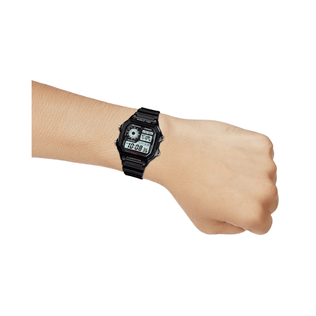 Casio Youth Black Mens Watch D097 AE-1200WH-1AV