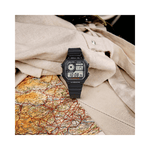 Casio Youth Black Mens Watch D097 AE-1200WH-1AV