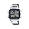 Casio Digital Silver Mens Watch D099 AE-1200WHD-1AV