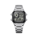 Casio Digital Silver Mens Watch D099 AE-1200WHD-1AV