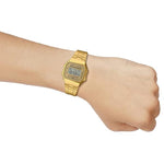 Casio Vintage Digital Gold Dial Unisex Watch – A168WG-9WDF (D169)