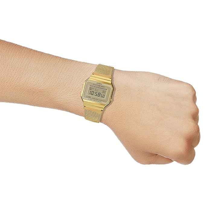 Casio Vintage Digital Gold Dial Unisex Watch – A700WMG-9ADF (D171)