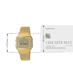 Casio Vintage Digital Gold Dial Unisex Watch – A700WMG-9ADF (D171)