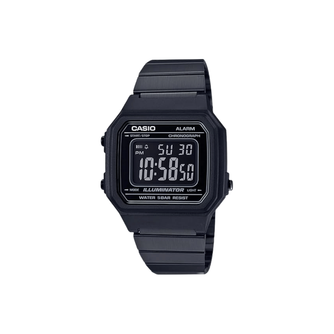 Casio Vintage Black Unisex Watch D199 - B650WB-1BDF