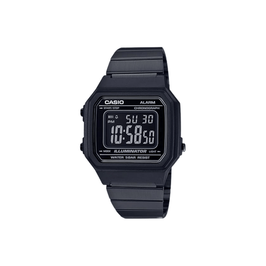 Casio Vintage Black Unisex Watch D199 - B650WB-1BDF