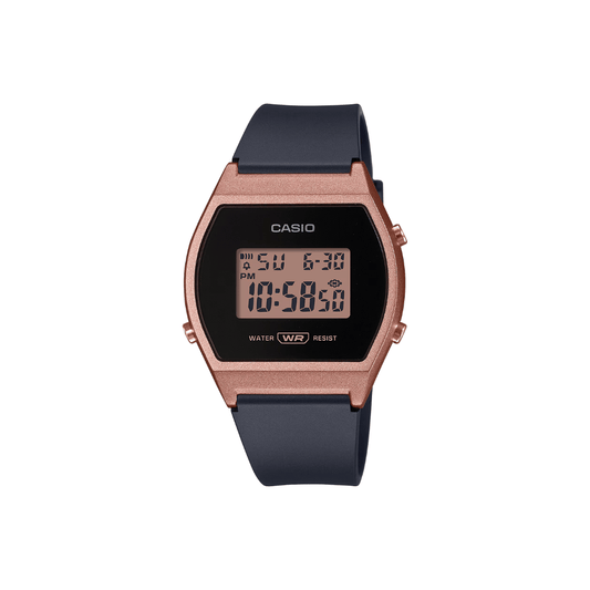 Casio Vintage Rosegold Case Womens Watch D214 - LW-204-1A