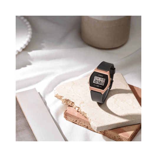 Casio Vintage Rosegold Case Womens Watch D214 - LW-204-1A