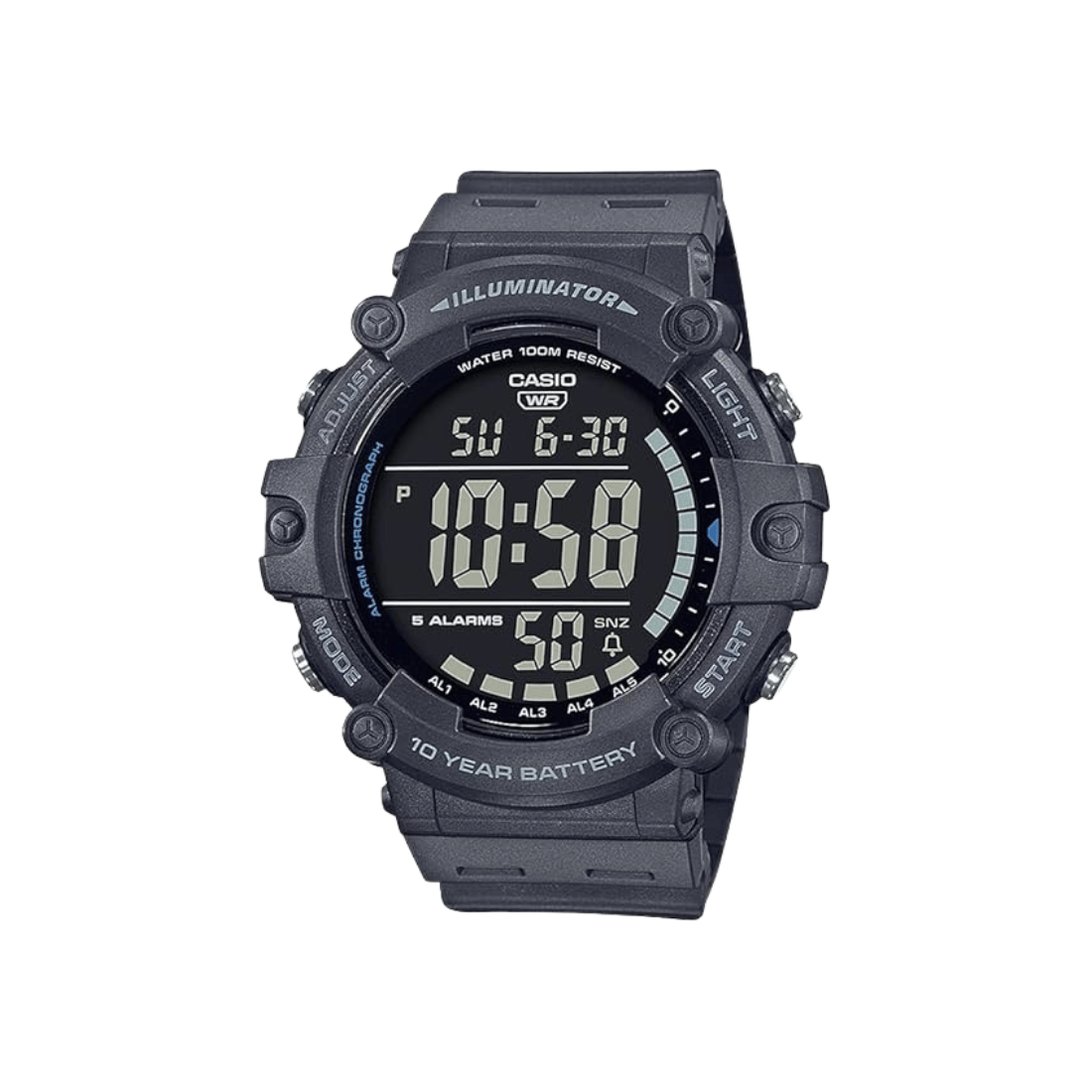 Casio Youth Series Black Men Watch D219 AE-1500WH-8BVDF
