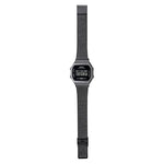 Casio Vintage Black Digital Unisex Watch D259 A168WEMB-1BDF