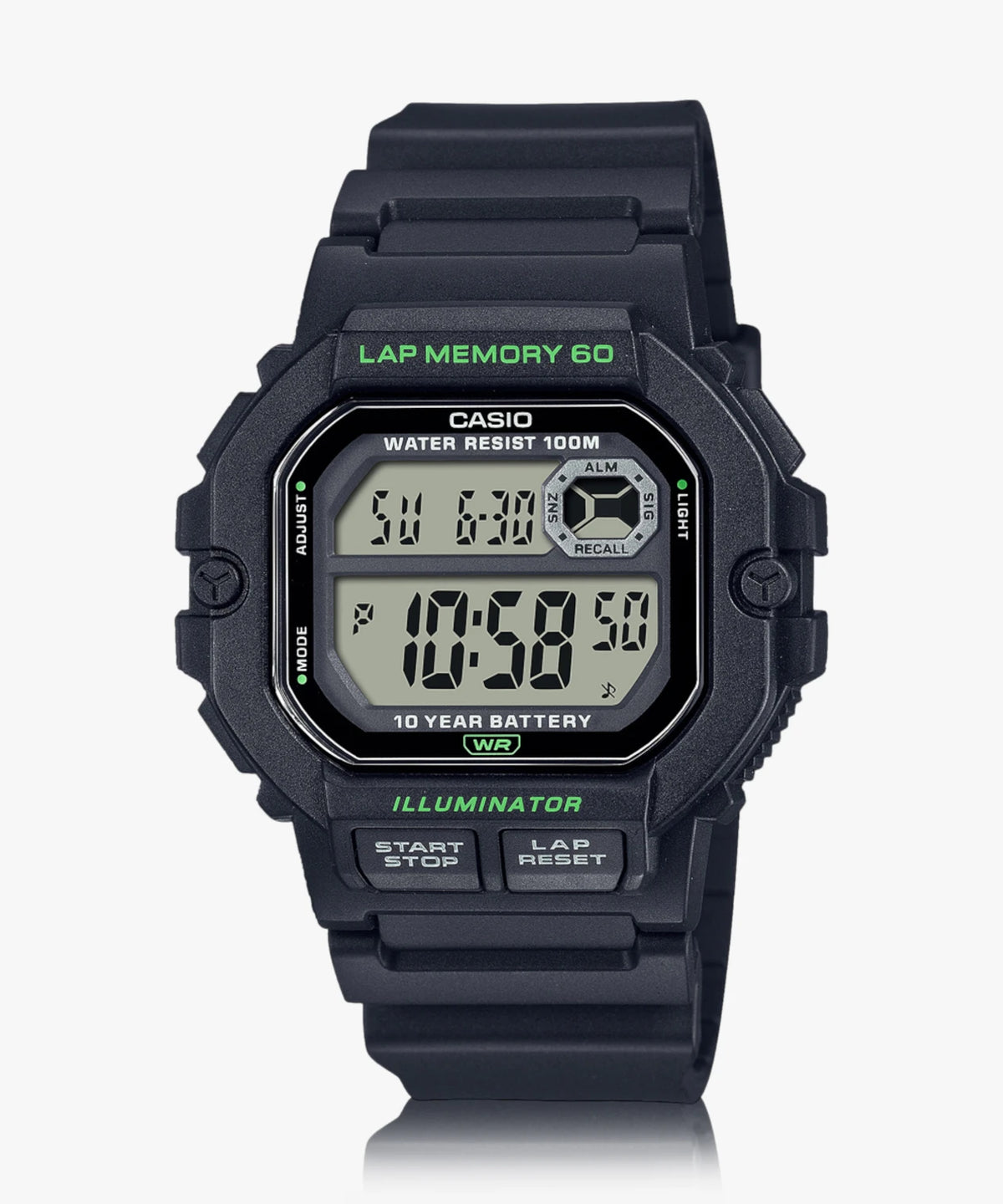 Casio Youth Digital Watch for Men & Women – WS-1400H-1AVDF (D269)