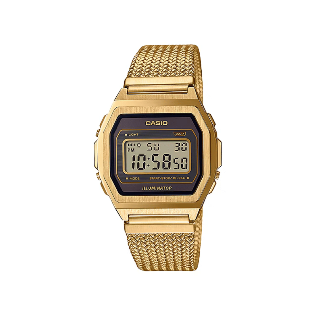 Casio Vintage Golden Unisex Watch D277 - A1000MGA-5