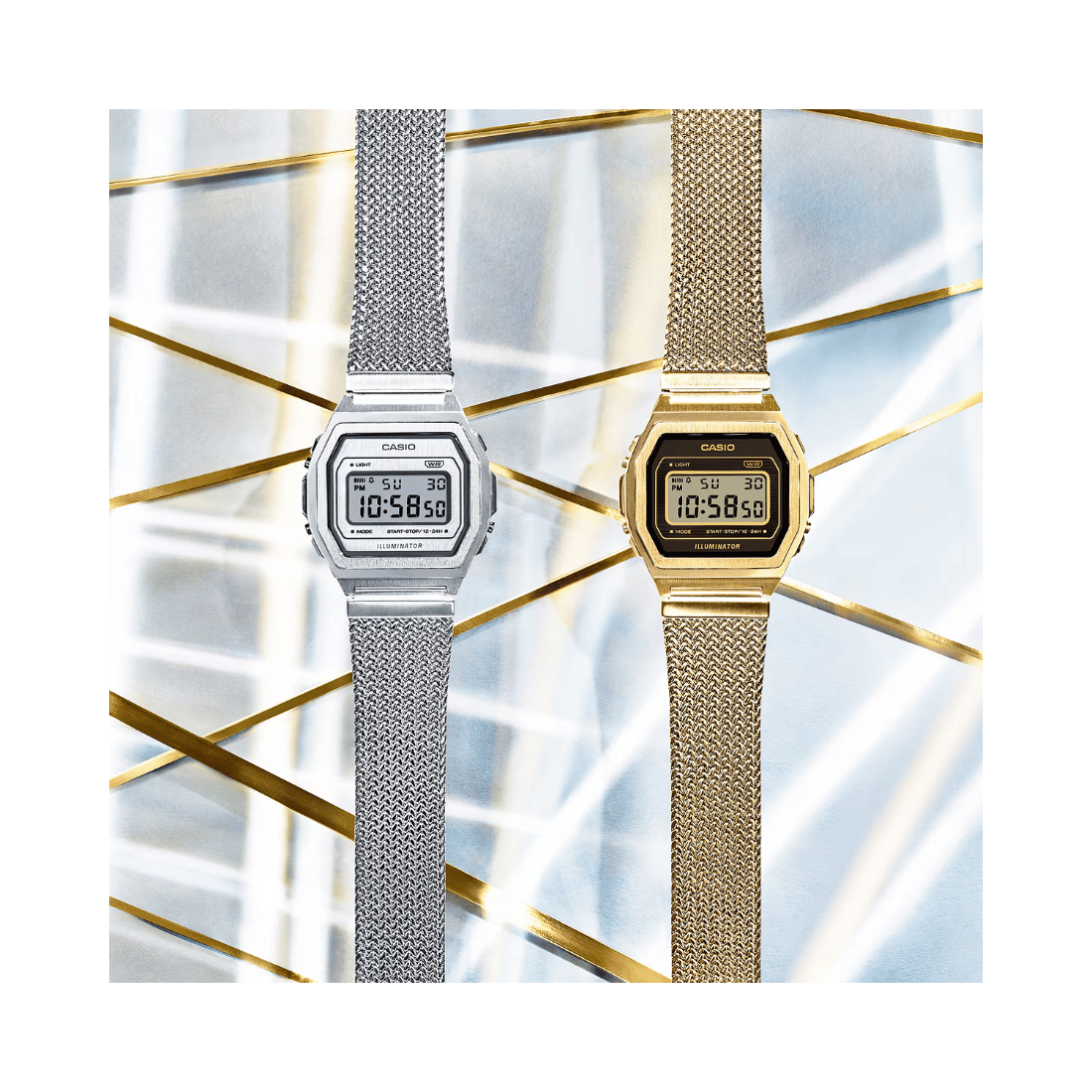 Casio Vintage Golden Unisex Watch D277 - A1000MGA-5
