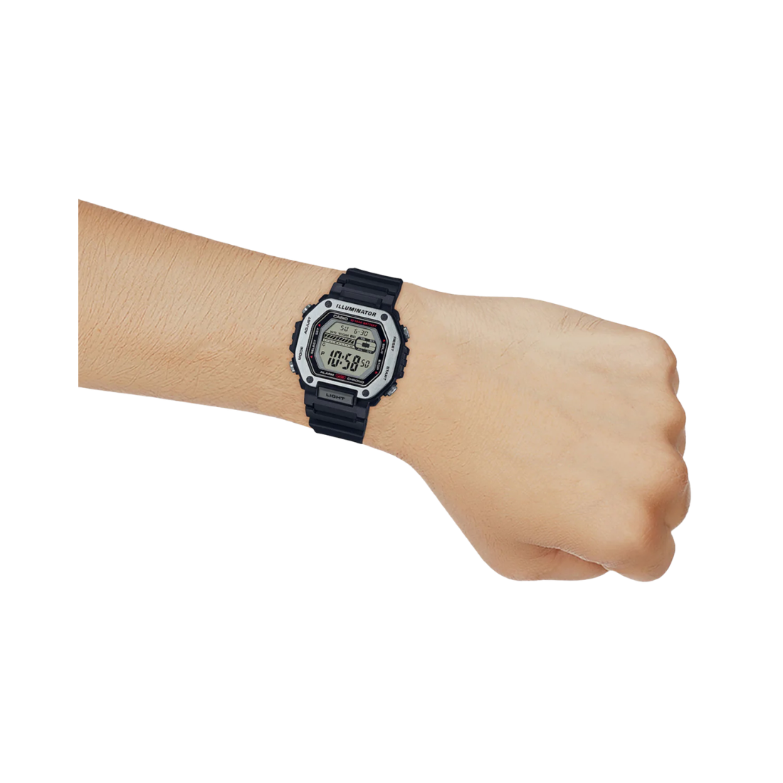 Casio Youth White Dial Black Body Mens Watch D300 - MWD-110H-1AV