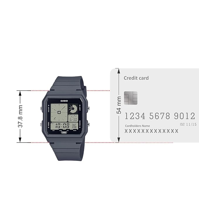 Casio Vintage Digital Beige Dial Unisex Watch – LF-20W-8A2DF (D314)