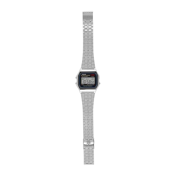 Casio Vintage Black Digital Unisex Watch D338 A159WA-N1DF
