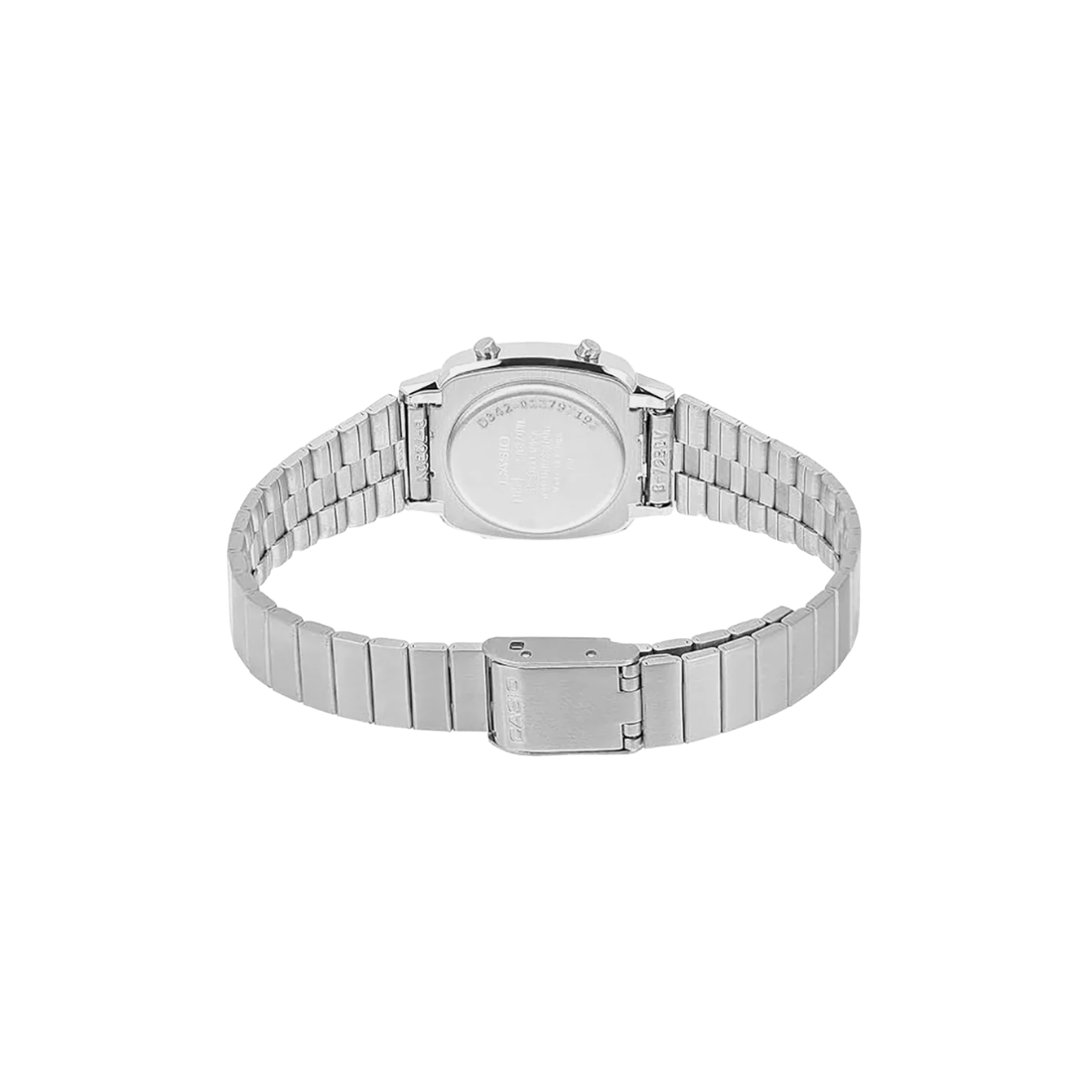 Casio Vintage Steel Body White Dial Womens Watch D342 - LA670WA-7