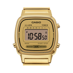 Casio Vintage Small Case Golden Womens Watch D343 - LA670WGA-9
