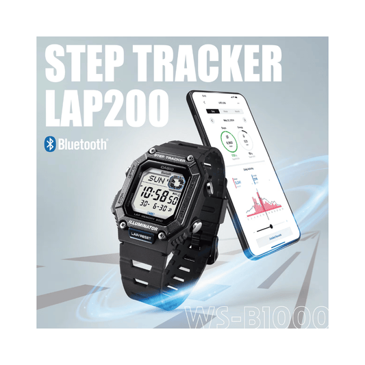 Casio Youth Digital Bluetooth with Step Tracker Watch D352 - WS-B1000-1AV