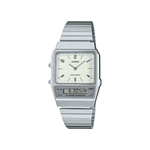 Casio Vintage White Dial Unisex Watch D363 - AQ-800E-7A2