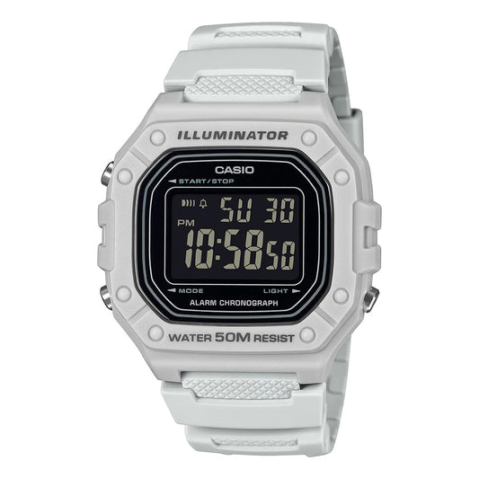Casio Youth Digital Black Dial Unisex Watch – W-218H-8BVDF (D395)