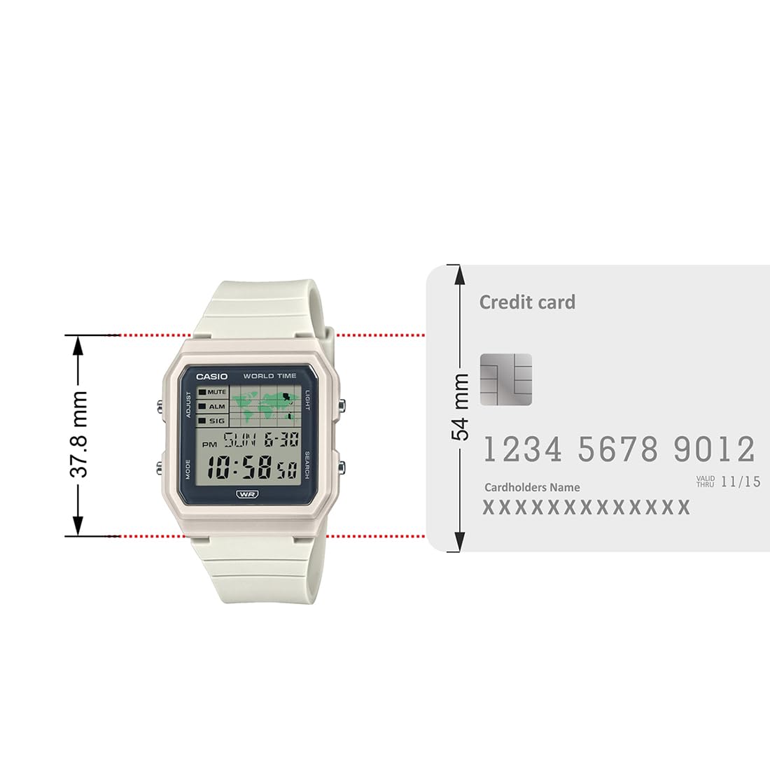 Casio Youth Digital Black Dial Unisex Watch – LF-30W-8ADF (D399)