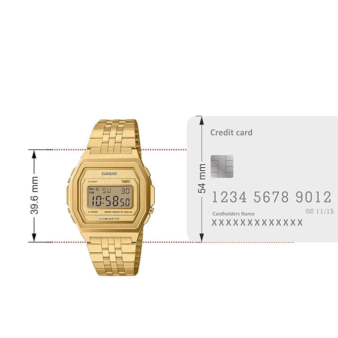 Casio Vintage Gold Unisex Watch D401 A1000G-9DF